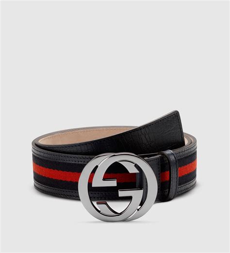 Red And Blue Leather Gucci Belt Paul Smith