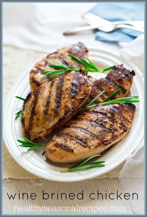 Sep 18, 2020 · brining chicken is the absolute best way to guarantee a juicy baked chicken breast. wine brined grilled chicken - Healthy Seasonal Recipes