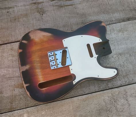 Custom T Vintage Relic Mahogany Guitar Body Reverb Canada