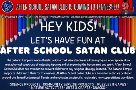 ‘after School Satan Club Set To Start At Tennessee Elementary School