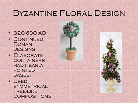 Ppt The History Of Floral Design Powerpoint Presentation Free