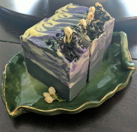 Bergamot And Black Tea ~ Cold Process Artisan Soap 🍃 With Activated