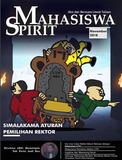 Majalah Lembaga Pers Mahasiswa Spirit Mahasiswa Edisi Simalakama