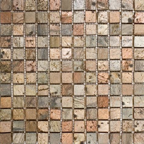 Epoch 1 X 1 Slate Mosaic Tile In Copper And Reviews Wayfair