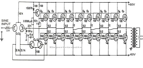 1kva 1000 Watts Pure Sine Wave Inverter Circuit Using 555 Ic Expert