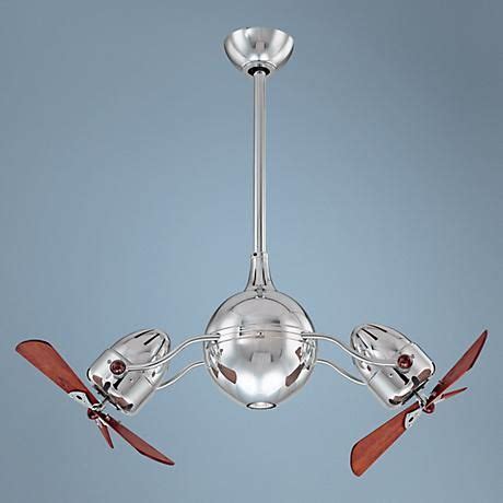 A unique idea in fans, dual motor, also known as dual head ceiling fans, are a great choice when looking for that perfect marriage of unique style and function. 39" Acqua Polished Chrome Dual Head Rotational Ceiling Fan ...