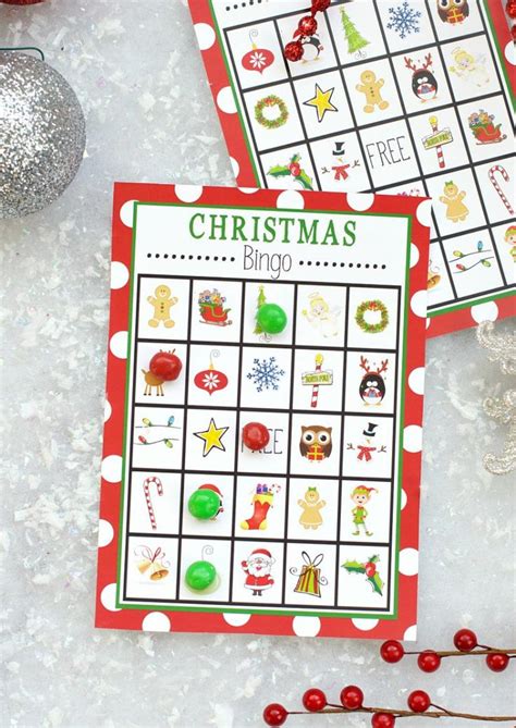 Free Printable Bingo Games Christmas Bingo Preschool Christmas Games