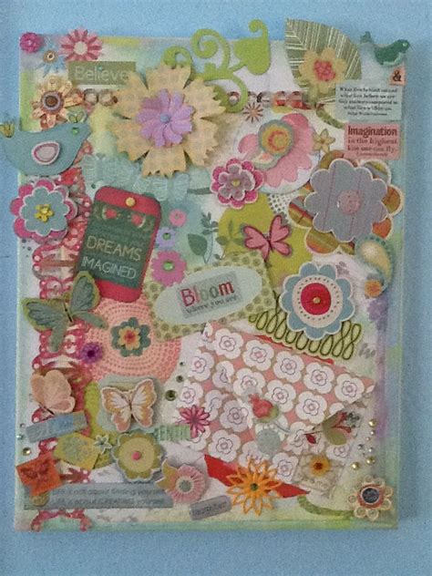 Collage With Scrapbooking Scraps Collage Crafty Scrapbook