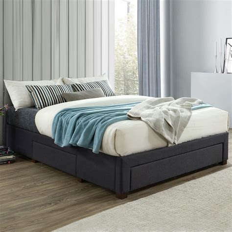 Vic Furniture Astro Queen Storage Bed Frame And Reviews Temple