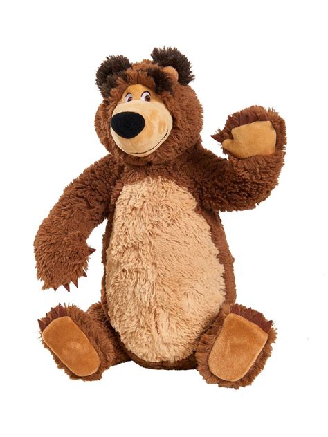 Masha And The Bear Large Plush Bear And Big Doll Set Masha And The Bear Bear Bear Plush