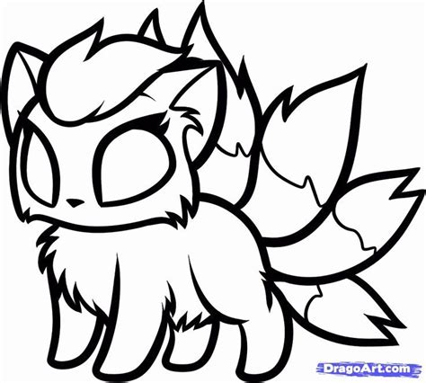 Nine Tailed Fox Coloring Pages Coloring Home