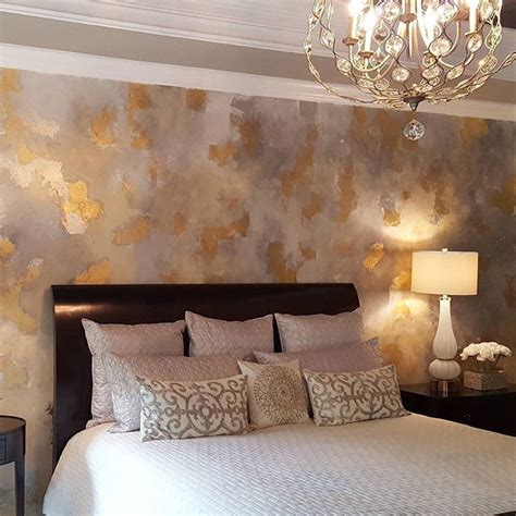Stunning Metallic Paint And And Leaf Finish By Leslie Albritton Of La
