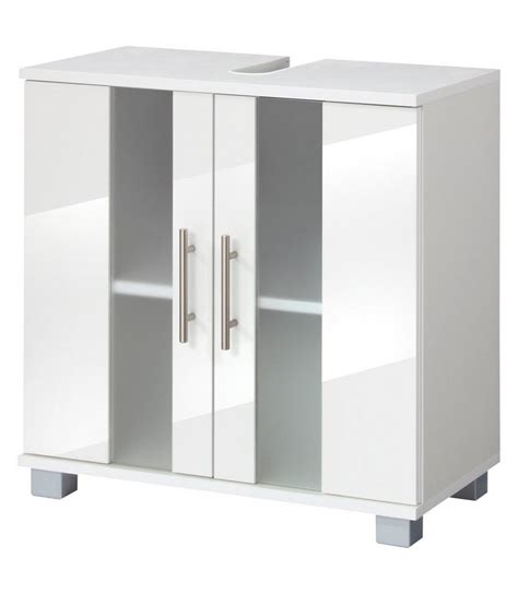 Schildmeyer waschbeckenunterschrank »nikosia« breite 85 cm, mit keramikwaschbecken, 3 glastüren, metallgriffe. SCHILDMEYER Waschbeckenunterschrank »Julia«, Breite 60 cm ...