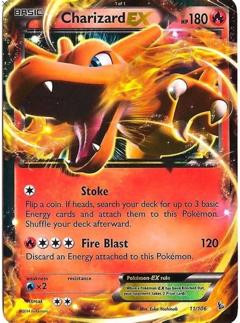 Browse by set & get current and historical card prices with pictures. POKEMON Charizard EX 11/106 - XY Flashfire - Ultra Rare Holo Normal Size Card | eBay