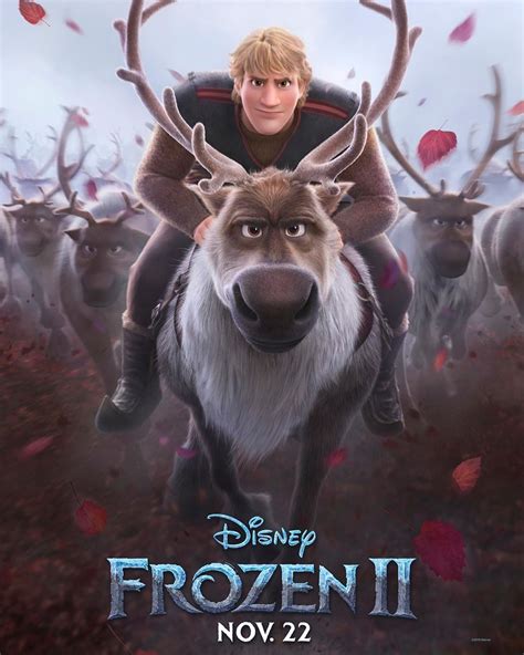 Frozen 2 Character Poster Kristoff And Sven Disneys Frozen 2 Photo