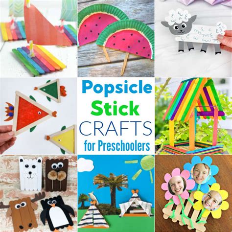 38 Popsicle Stick Crafts For Preschoolers Crafts 4 Toddlers