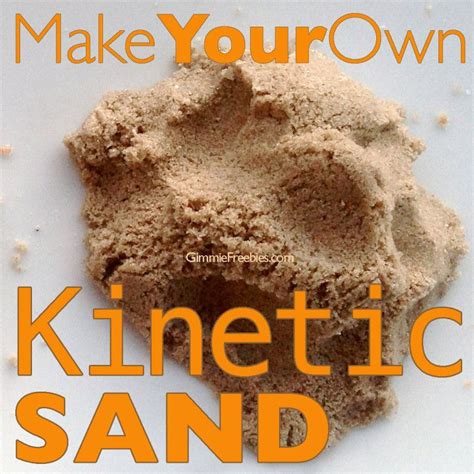 How To Make Kinetic Sand Recipe Easy