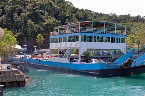 Ferry Boat Or Ship Of The Thai Island Koh Chang Thailand Southeast Asia Editorial Stock Photo
