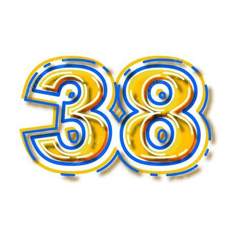 벡터 글꼴 알파벳 번호 38, 번호, 상징, 기호 PNG, 일러스트 및 벡터 에 대한 무료 다운로드 - Pngtree