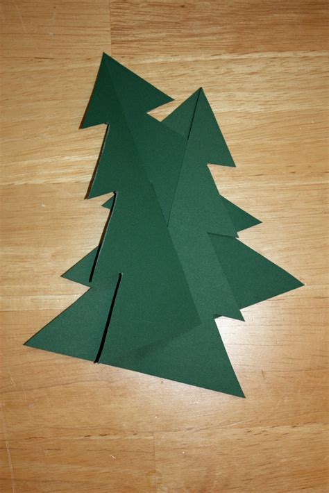 23d christmas tree card template