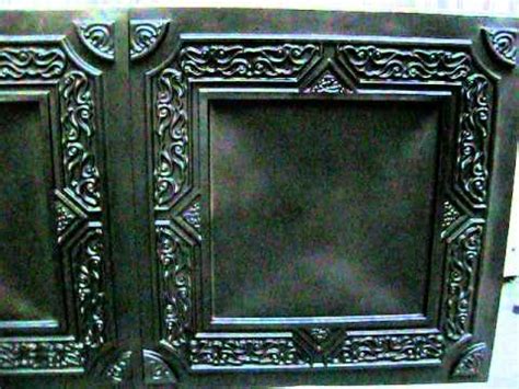 One can achieve the appearance of antique copper or copper for a fraction of the cost of real copper metal. Decorative Ceiling Tiles PVC faux tin cheap easy fast DIY ...