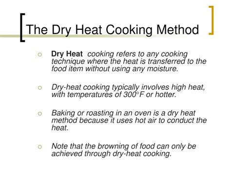 PPT The Three Principle Cooking Methods PowerPoint Presentation Free