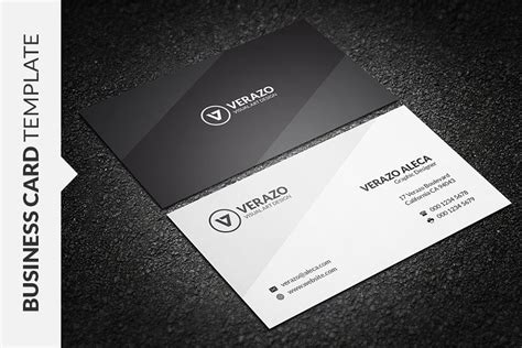 Modern Minimalist Business Card Creative Business Card Templates ~ Creative Market