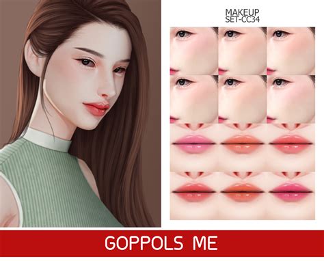Gpme Gold Makeup Set Cc34 At Goppols Me Sims 4 Updates