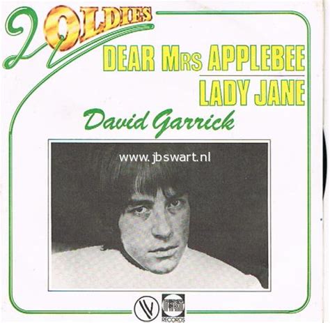 #22 in uk and top of the charts in europe in 1966. JBSwart De Platenkoning | David Garrick - Dear Mrs ...