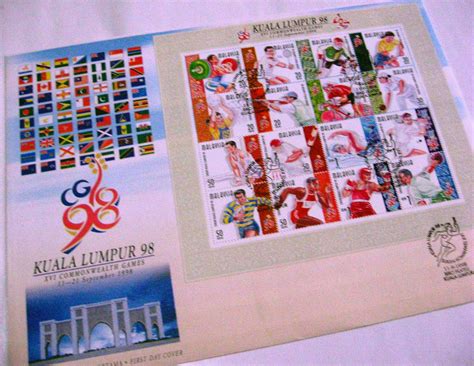 0 ratings0% found this document useful (0 votes). Setem Stamp: Sampul Surat Hari Pertama Sukan Komanwel 1998