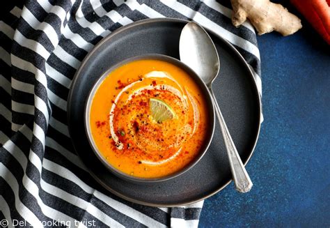 This lightly spiced carrot soup is so simple to make, yet it makes a delicious supper on a cold winter's evening.there is a lot of butter in this recipe to make it really silky and luxurious, but you can reduce. Best Ever Ginger Lime Carrot Soup (vegan) | Recipe | Vegan ...