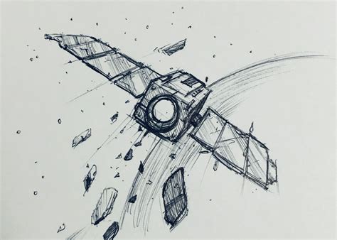 √ Outer Space Pencil Drawing