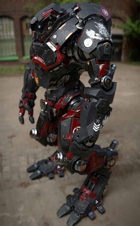 Arte Ninja Arte Robot Robot Art Sci Fi Armor Power Armor Robot