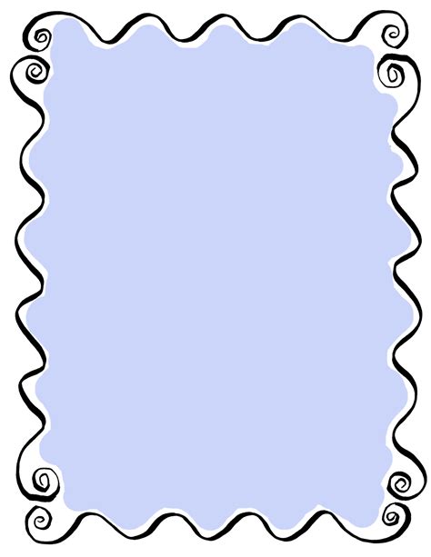 The Graphics Monarch: Printable Hand Drawn Frames Curly Borders Digital ...