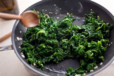 In a large sauté pan over medium heat, cook the onion and minced garlic (if using) in the oil (or oil spray, but keep in mind that. Kale: The Winter Green - The New York Times