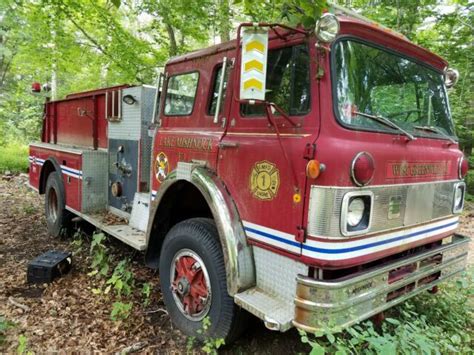 1978 International C01950b Fire Truck Tanker Runs And Drives Detroit