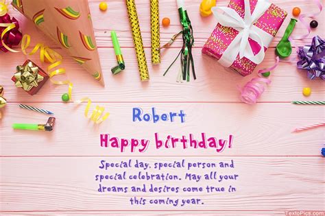 Happy Birthday Robert Pictures Congratulations