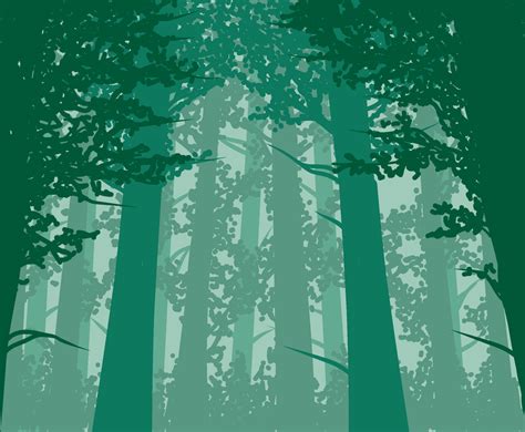 Forest Background Vector At Collection Of Forest