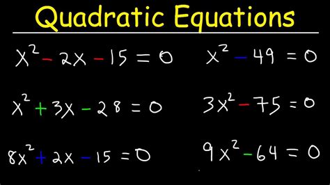 How To Solve Quadratic Equations By Factoring Quick And Simple