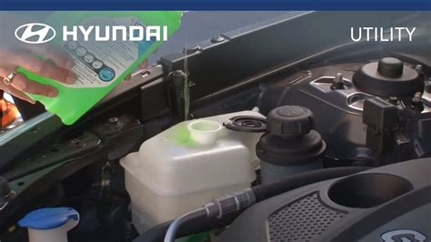 Hyundai Myhyundai How To Check And Fill Coolant Youtube