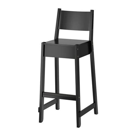 Shop ikea's collection of bar stools, kitchen counter chairs, and covers available in a variety of colors and styles, including stools with backrests. NORRÅKER Barkruk met rugleuning - IKEA