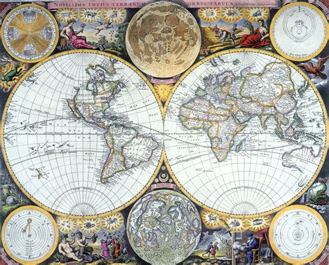 Old World Map Cartography Geography D 3100x2500 62 Wallpapers Hd