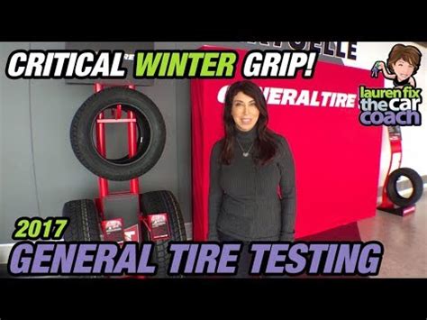 General Tire Winter Tire Testing With Lauren Fix Youtube