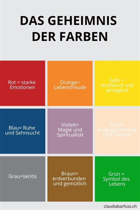 Deine Lieblingsfarbe als Hauptfarbe für deine Website? | Emotionen