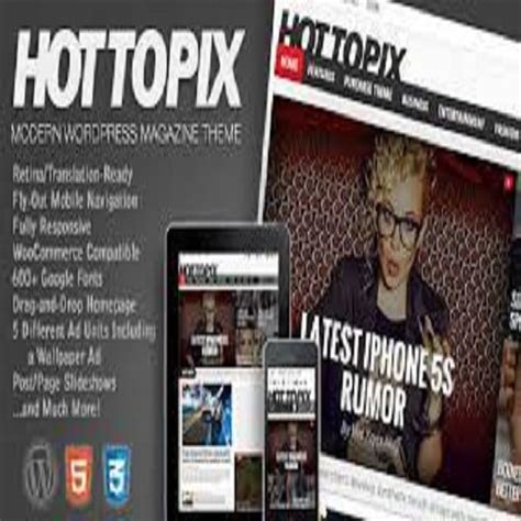 Hot Topix Modern Wordpress Magazine Theme Dokan Wordpress