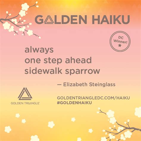 Golden Haiku 2018 Award Winners Golden Triangle