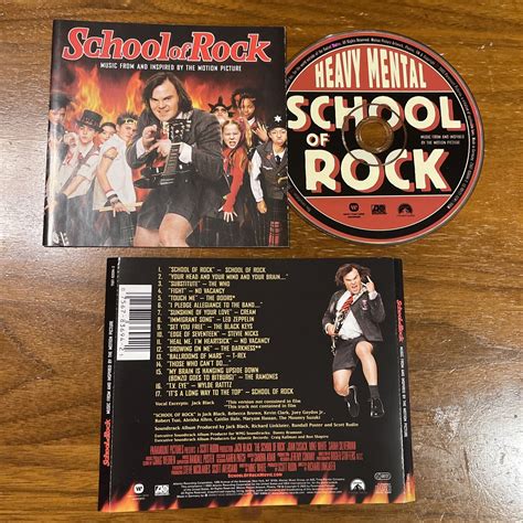 School Of Rock Cd Soundtrack Jewel Case Not Included 75678369421 Ebay
