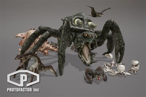 Monster Pack Vol 9 3d Creatures Unity Asset Store