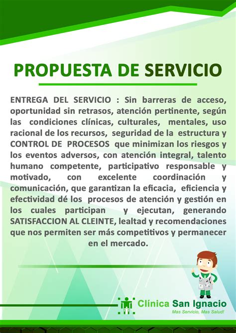 Propuesta De Servicio Clínica San Ignacio