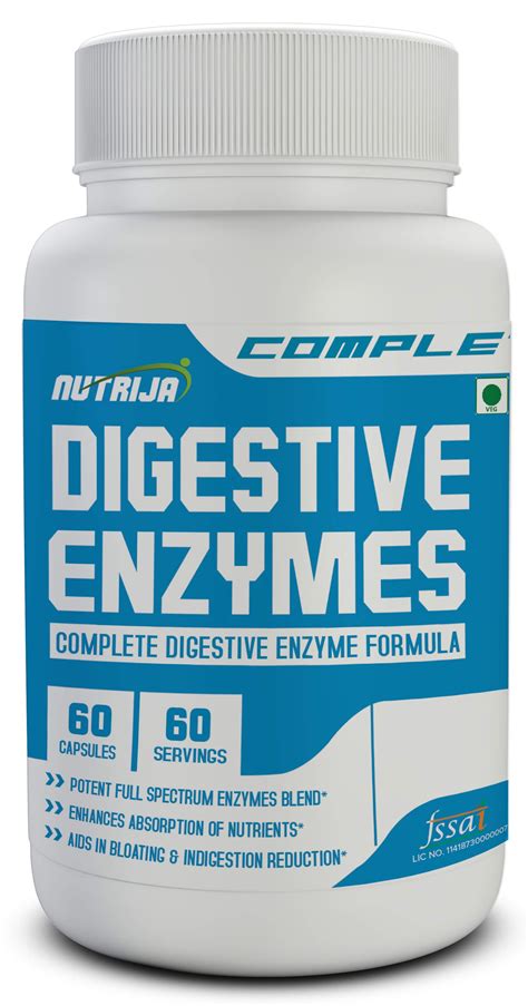 Digestive System Enzymes Chart